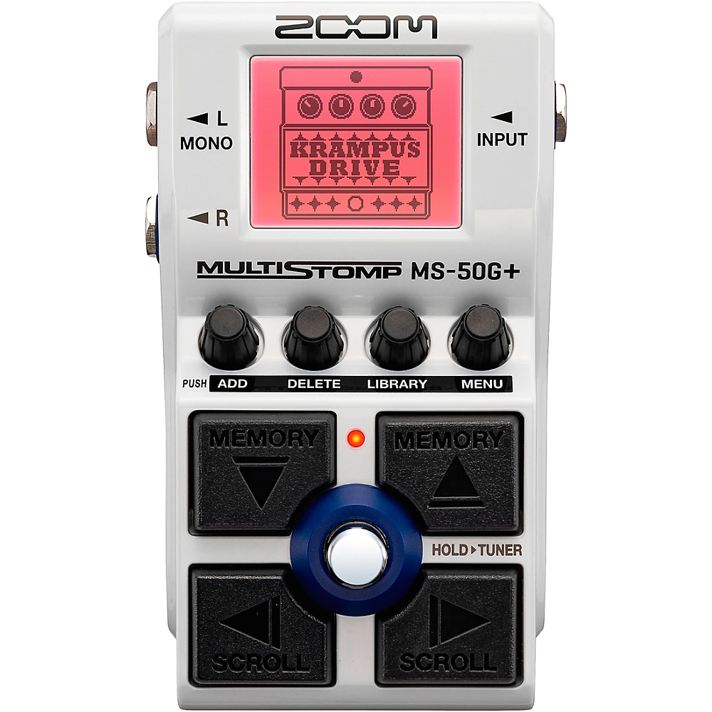 ギター ZOOM MULTISTOMP MS-50G+ Pedal Zoom MultiStomp MS-50G+ Multi-efeitos para Guitarra - Guitar