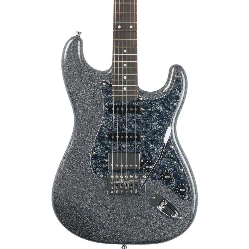 Guitarra Seizi Fun Katana Musashi Space Grey Sparkle PH c/ Bag