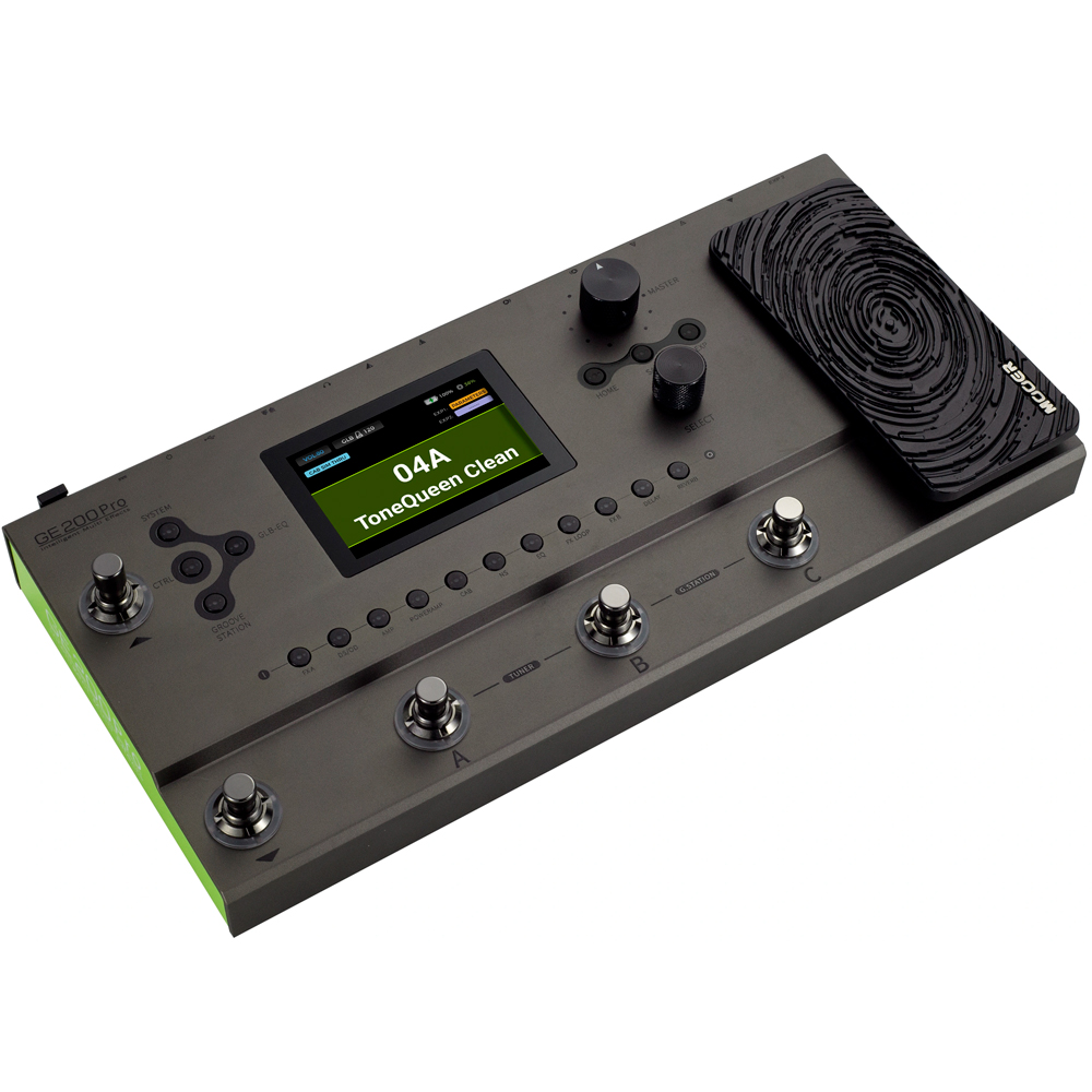 ギター MOORE GE200 Pedaleira Mooer GE200 PRO - Multi-efeitos para Guitarra - Guitar