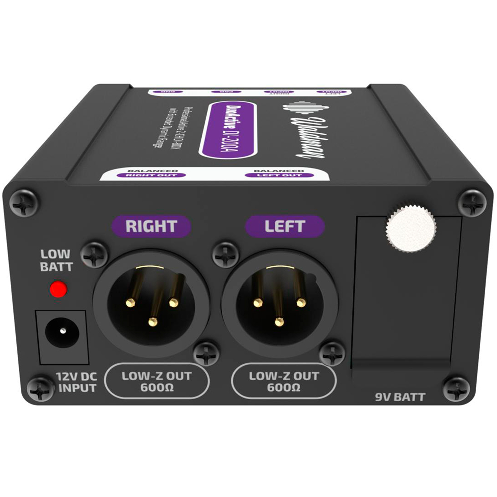 Direct Box Ativo Duplo Waldman DuoActive DI-200A - Guitar Shop CE