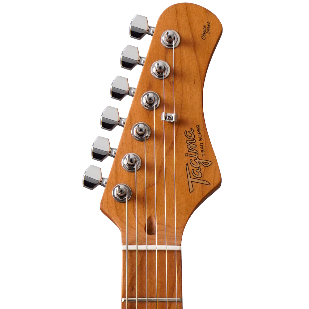 Guitarra Tagima T-640 Super Strato HSS Olympic White Roasted Maple