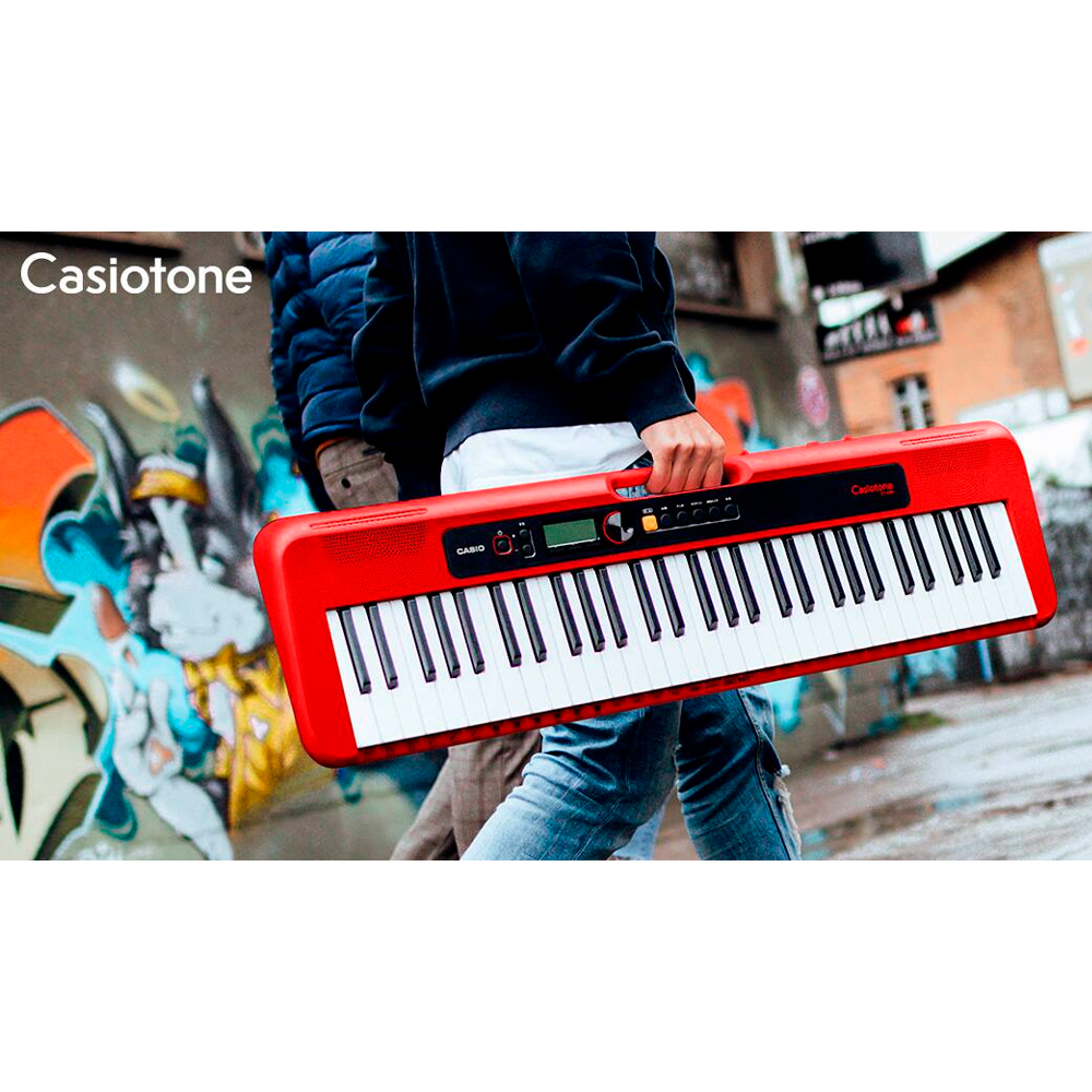 Teclado Musical Casio Casiotone CT-S200 Vermelho 61 teclas
