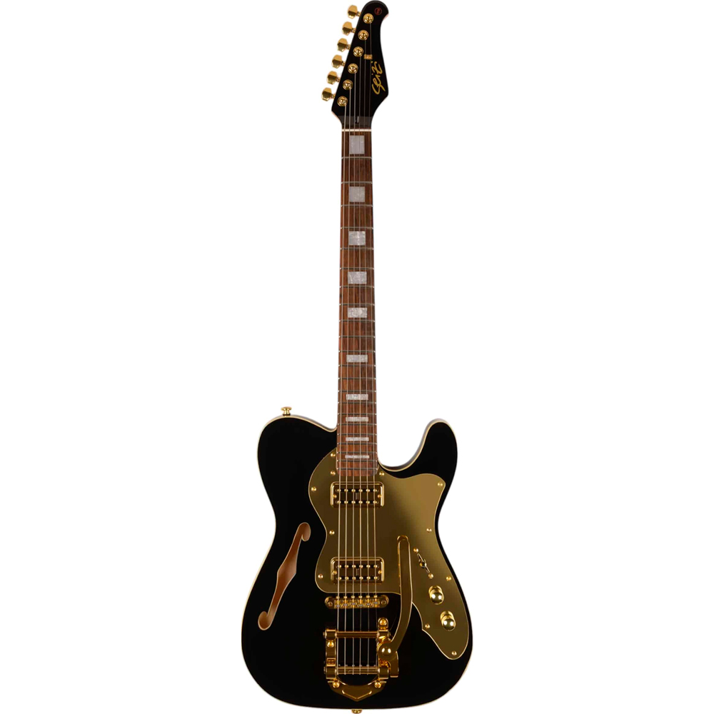 ギター ITALIAGUITARS Guitarra Seizi Vintage Origami Black Gold - Juliana Vieira