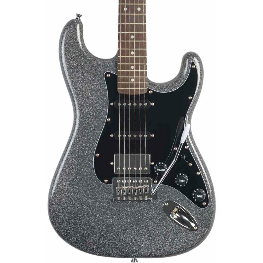 Guitarra Seizi Fun Katana Musashi Space Grey Sparkle PH (escudo