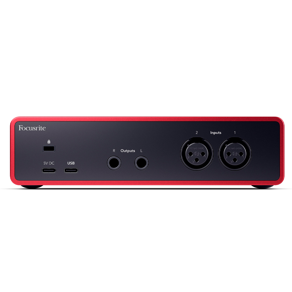 Interface de Audio Focusrite Scarlett 2i2 4a Geração - USB - 2