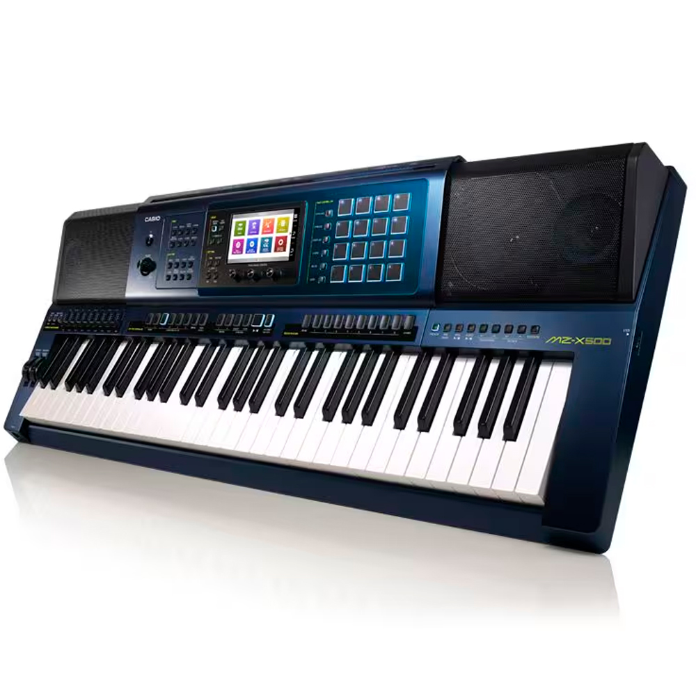 Teclado Musical Casio MZ-X500 Arranjador 61 teclas 16 pads