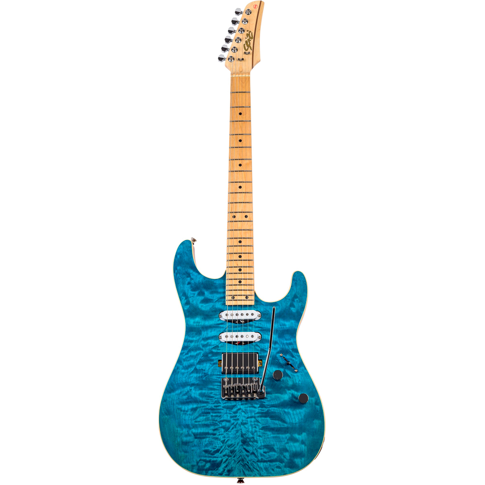 Guitarra Seizi Katana Hashira Ocean Blue Maple c/ Bag - Guitar