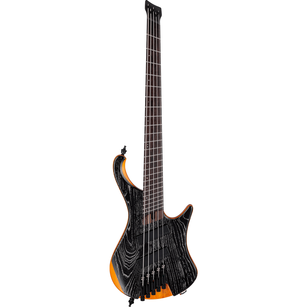 Baixo 5 Cordas Ibanez EHB1135MS SKL Silver Wave Black Low Gloss
