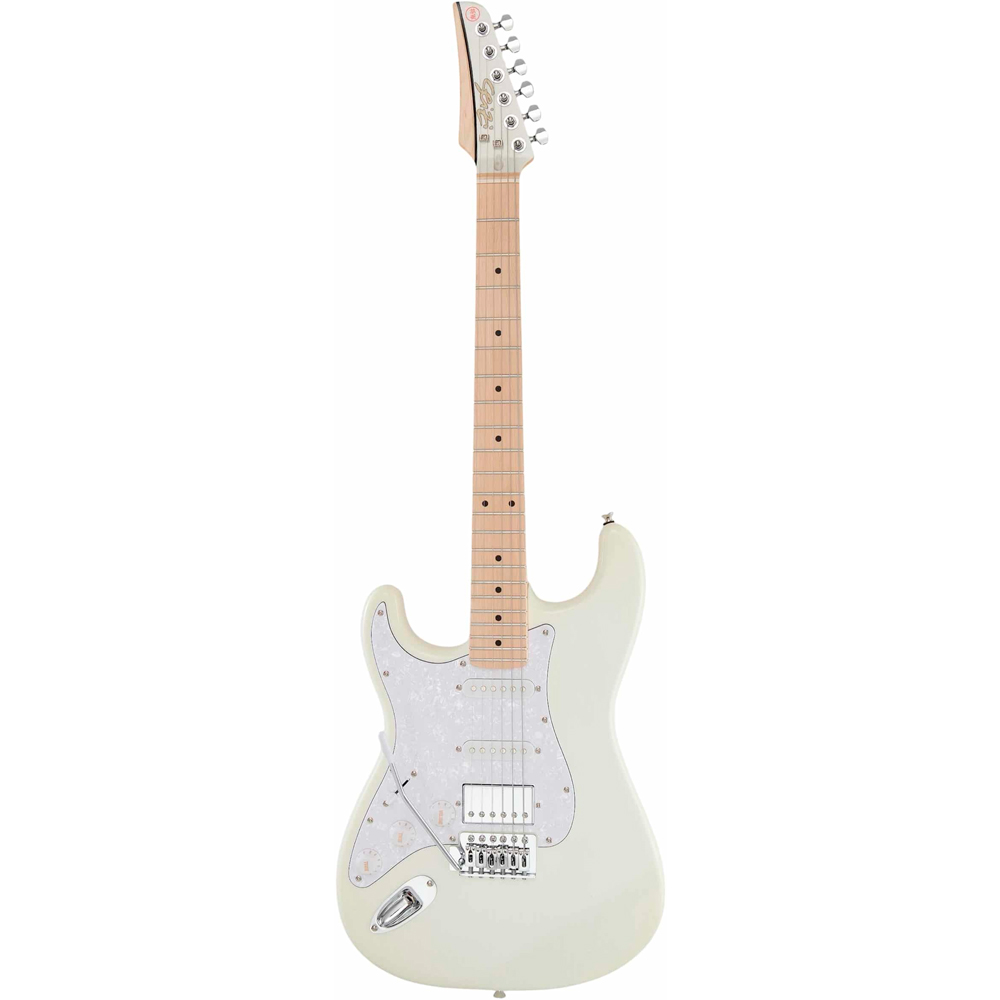 Guitarra Seizi Fun Katana Musashi HSS Snow White Sparkle Maple c