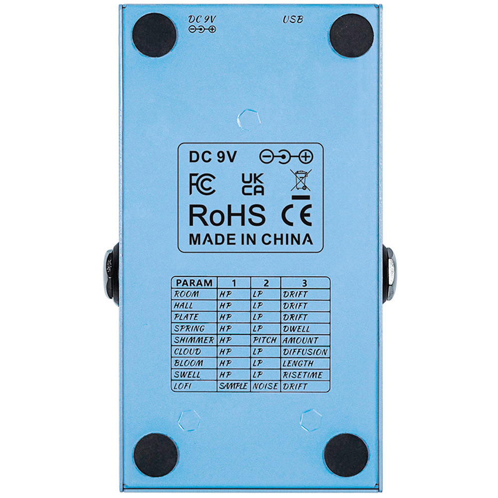 Pedal M-Vave Mini Universe Reverb - Guitar Shop CE | Loja de