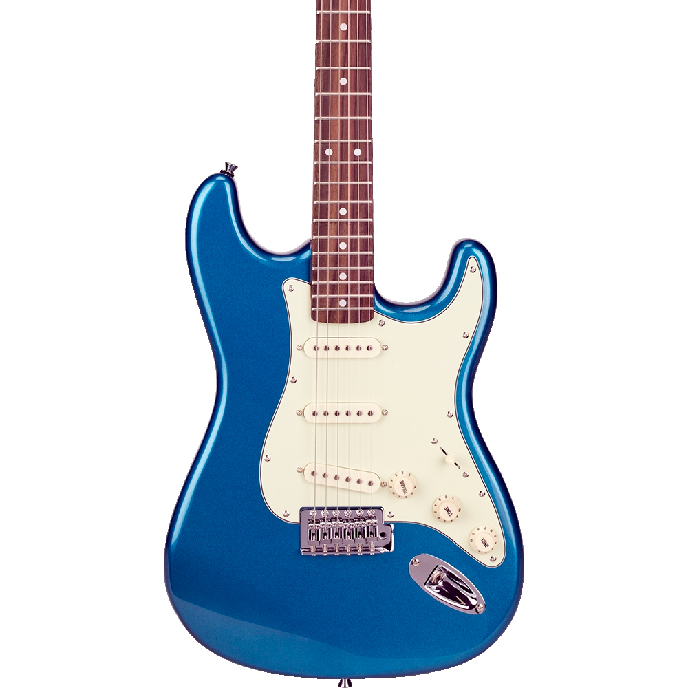 Guitarra SX SST62+ SSS Lake Placid Blue Rosewood c/ Bag - Guitar