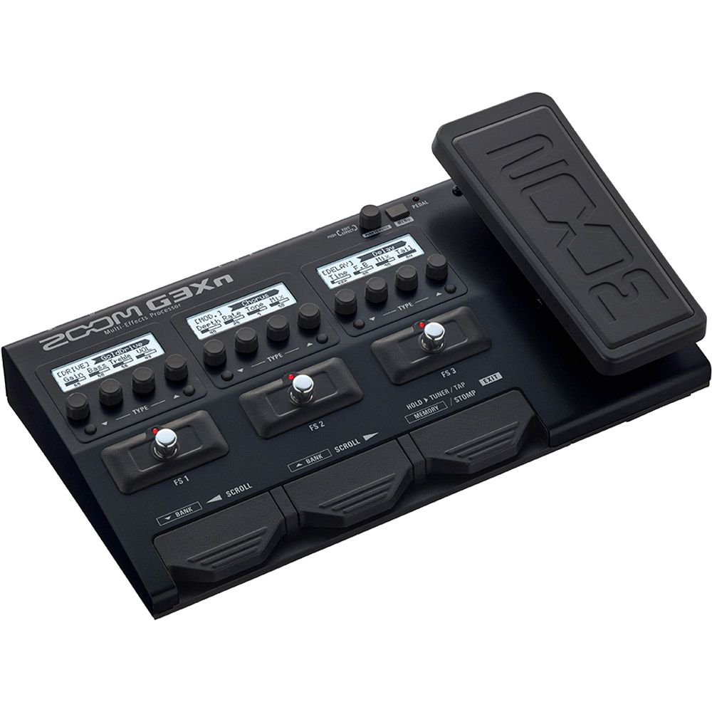 ギター ZOOM G3Xn Pedaleira Zoom G3Xn para Guitarra com pedal de expressão - Guitar