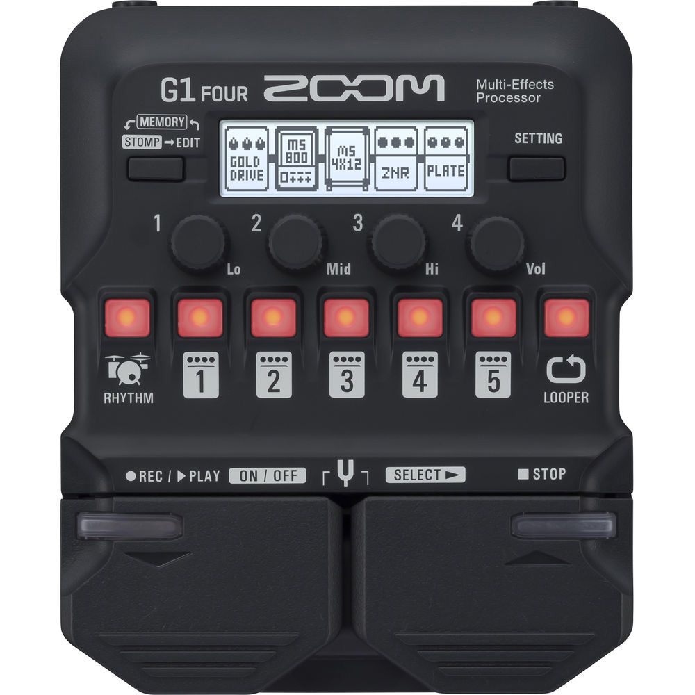 Pedaleira Zoom G1 Four para Guitarra - Guitar Shop CE | Loja de