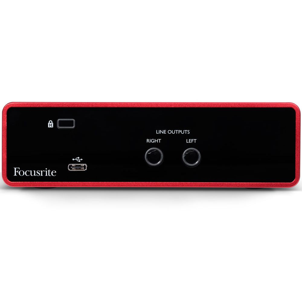 Interface de Audio Focusrite Scarlett Solo 3a Geração - para PC e