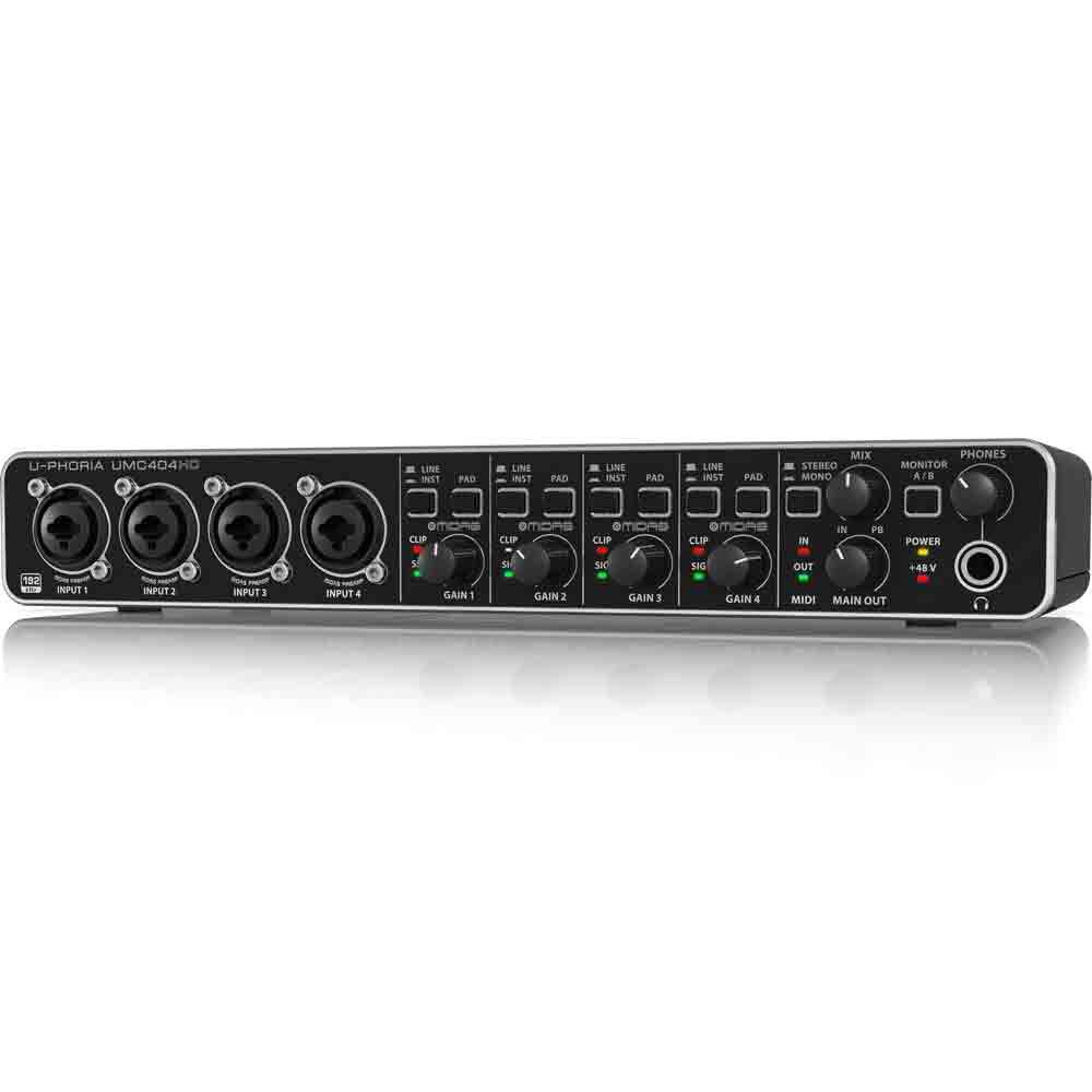 Interface de Audio Behringer U-PHORIA UMC404HD - USB - Guitar Shop