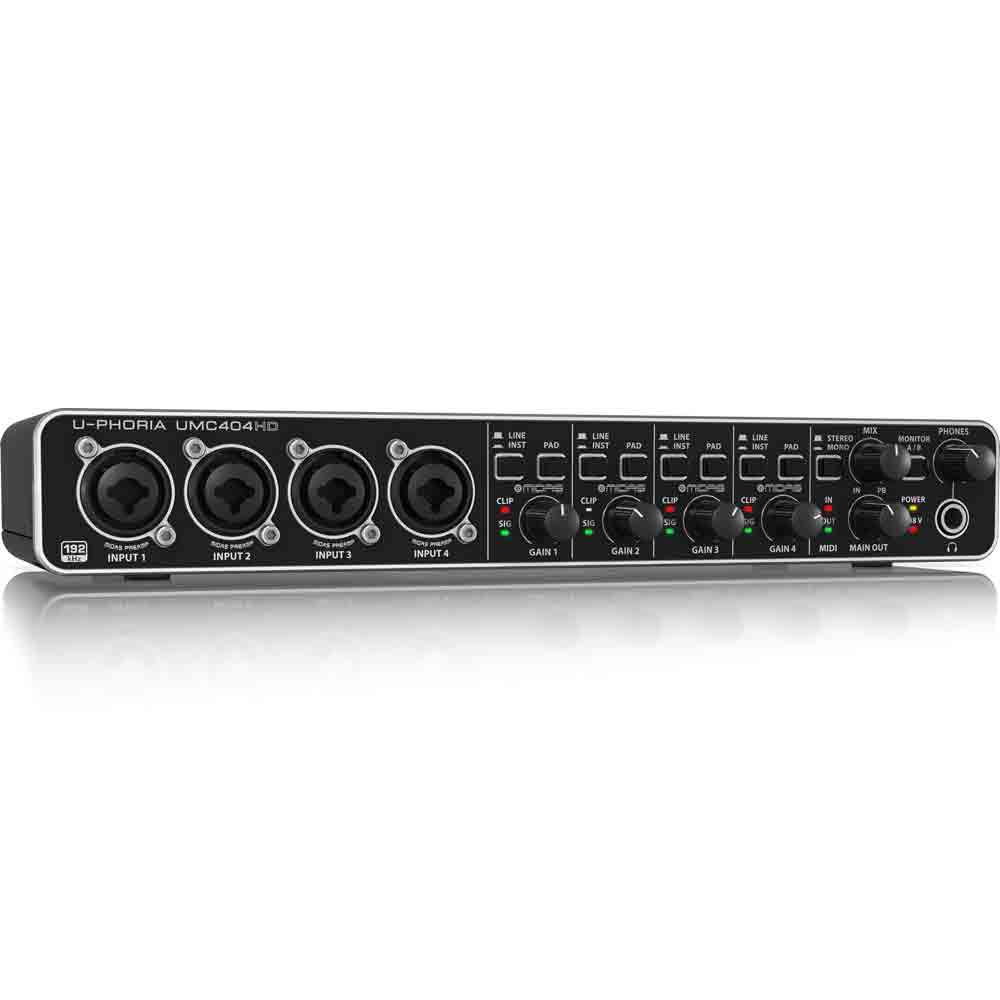 Amazon.co.jp: オーディオインターフェイス UMC404HD U-PHORIA ベリンガー 4 4入力 オーディオインターフェース USB DTM・DAW