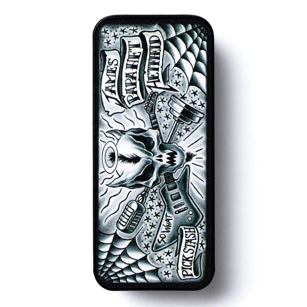 Palheta Dunlop JPH01T088 James Hetfield Signature - Lata com 6 un