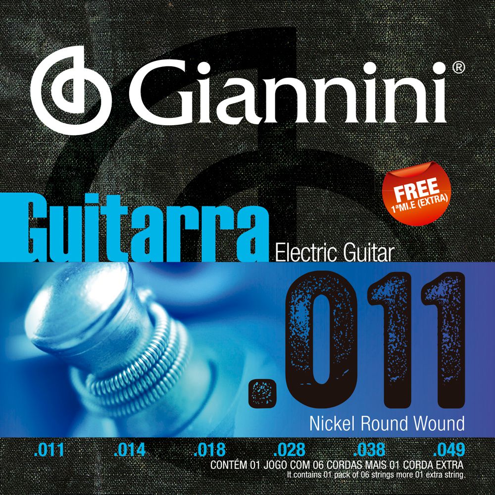 GIANNINI SET OF 4 CAVAQUINHO STRINGS HEAVY TENSION NICKEL MADE IN BRAZIL  COBRA