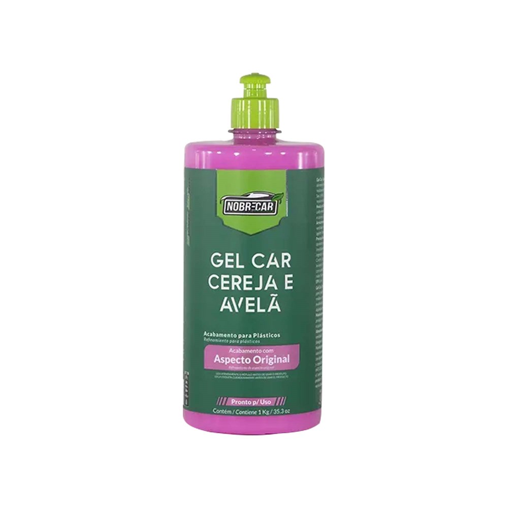 Gel Car Cereja e Avelã Acabamento Original Plástico 1kg - Nobrecar