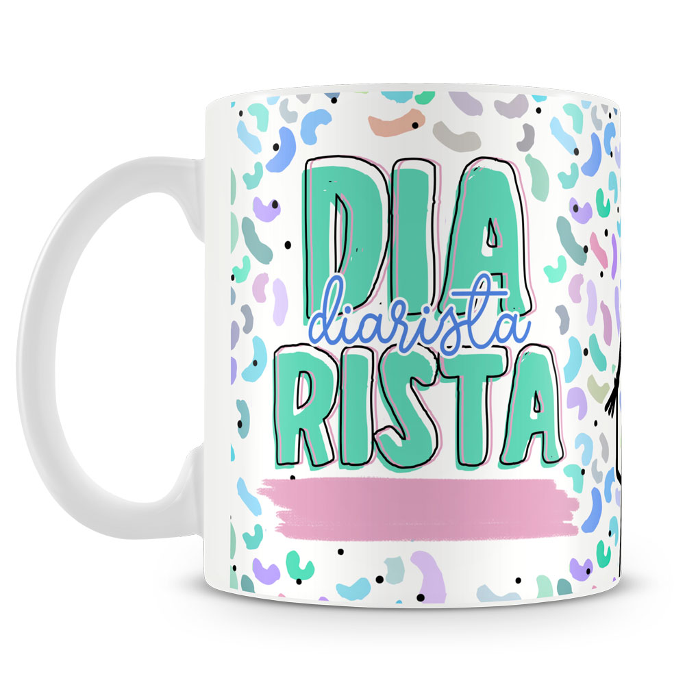 diarista Caneca Personalizada Flork Diarista - Caneca Personalizada para Todas as  Ocasiões!