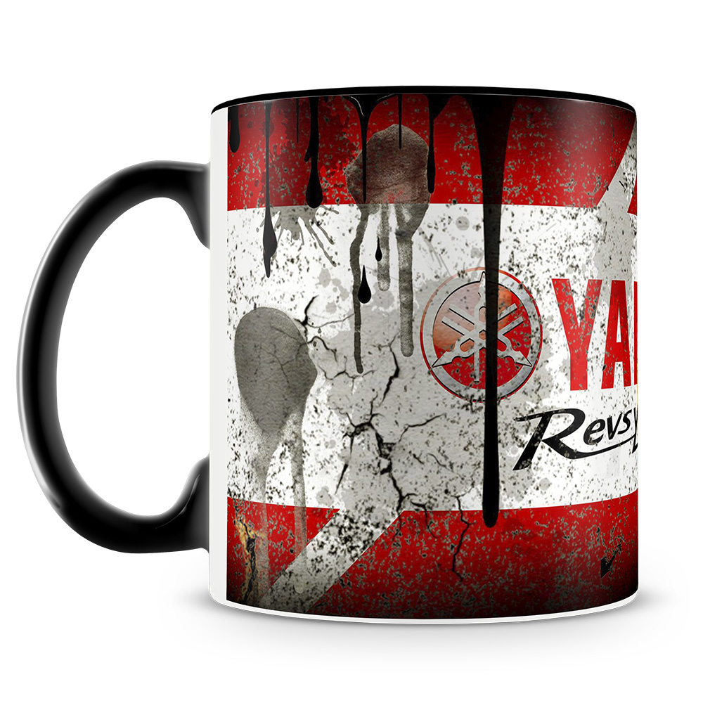 Caneca Lata de Óleo Yamaha - Caneca Personalizada para Todas as
