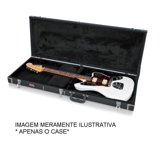 Hard Case Para Guitarra Gator GW-JAG Jaguar em Madeira - King