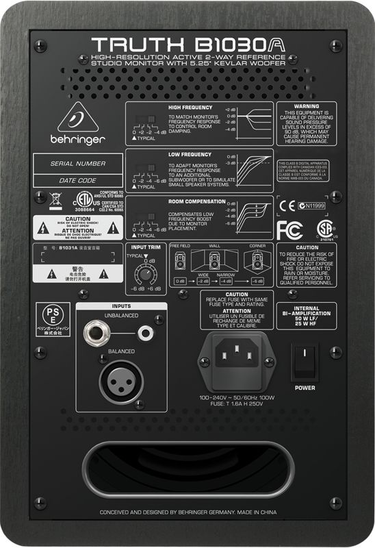 Monitores de estudio STUDIO 50USB - 100W - Behringer - Toda Música  Instrumentos Musicais