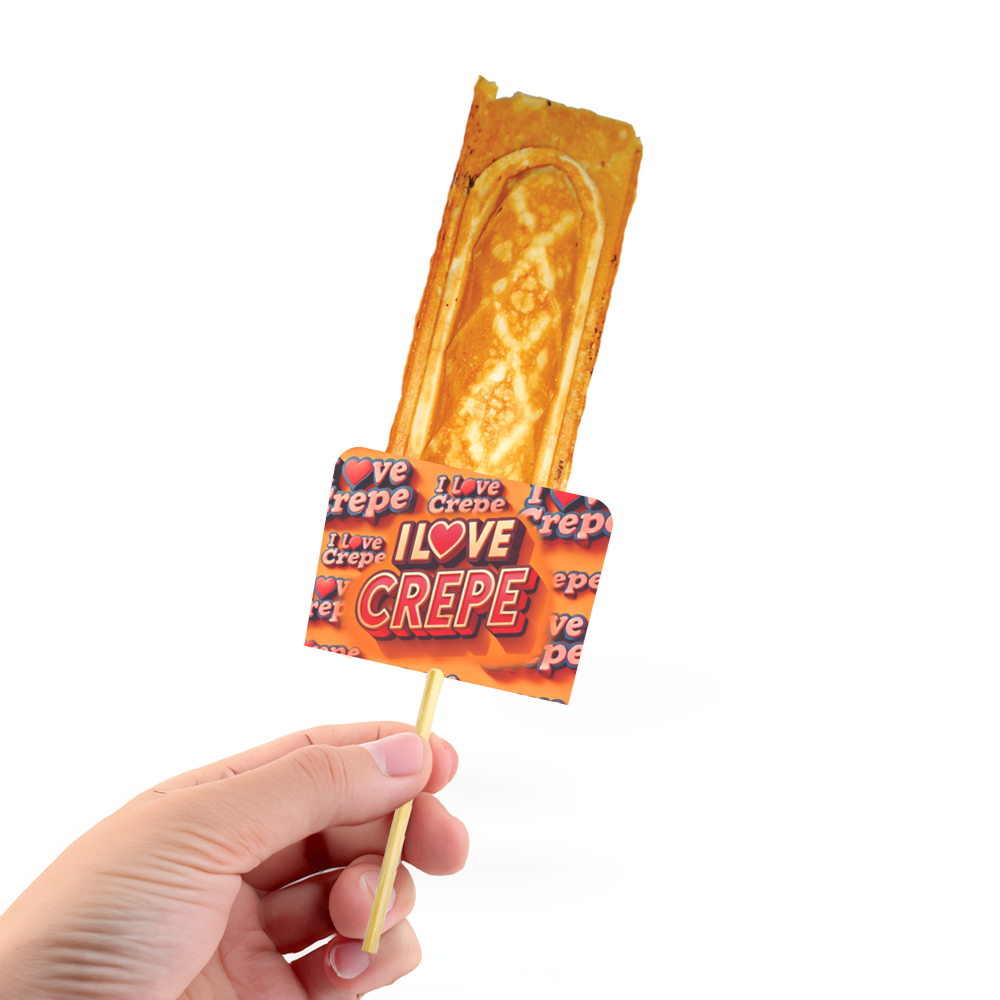 Embalagem para Crepe Suíço no Palito | Unitário - Soller