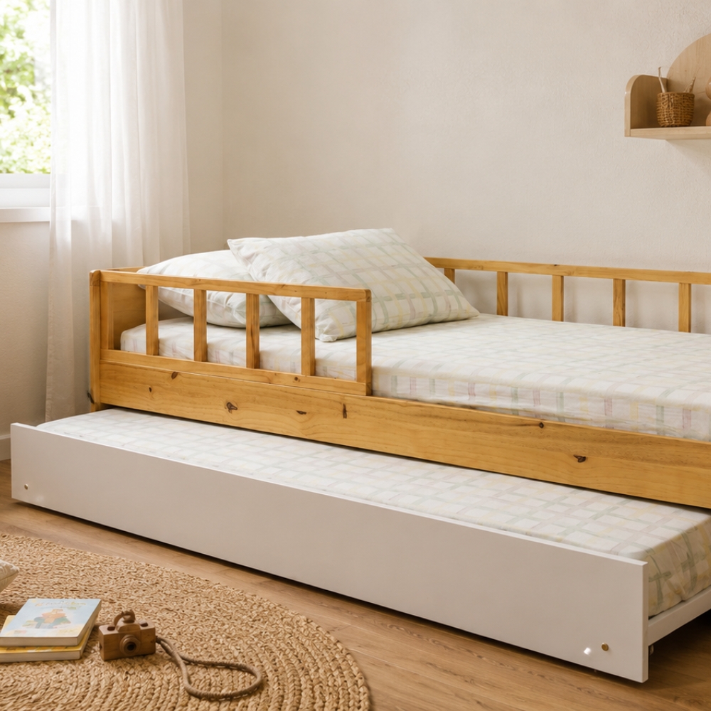 Bicama Infantil Cinza Greige Theo