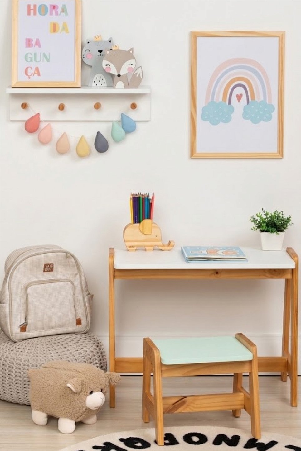 Banqueta infantil quarto criança