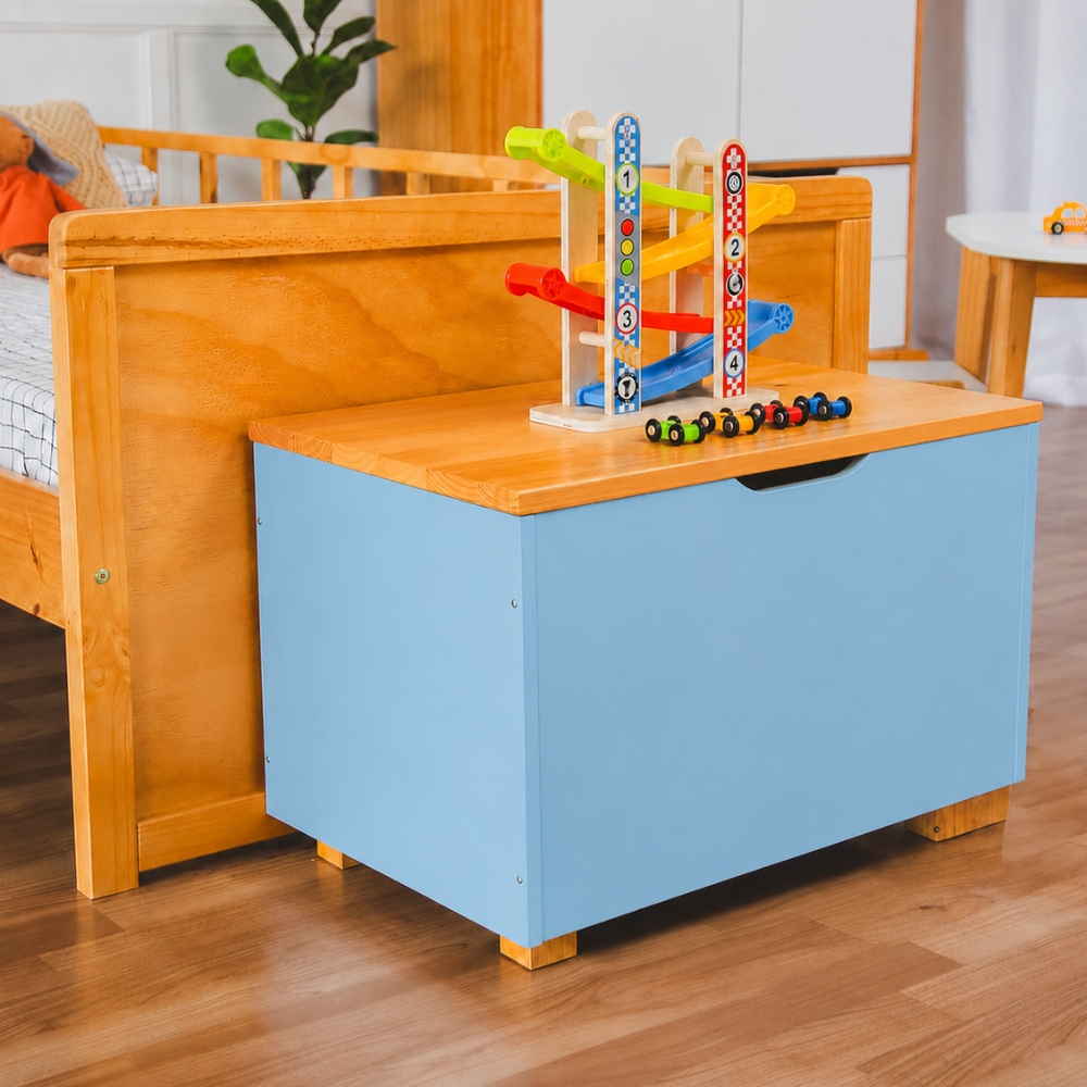 Baú Organizador de Brinquedos Azul