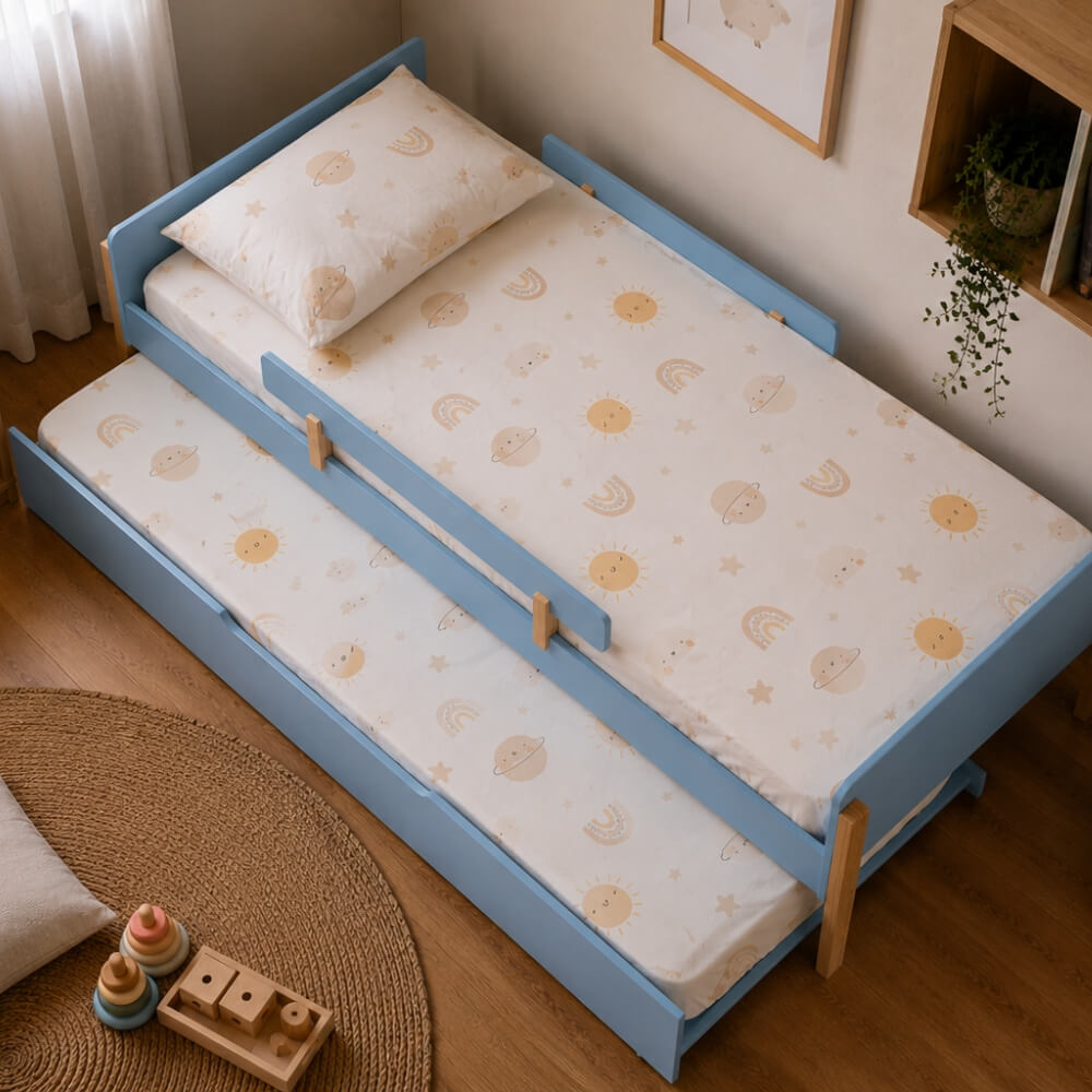 Cama Auxiliar com Rodinhas