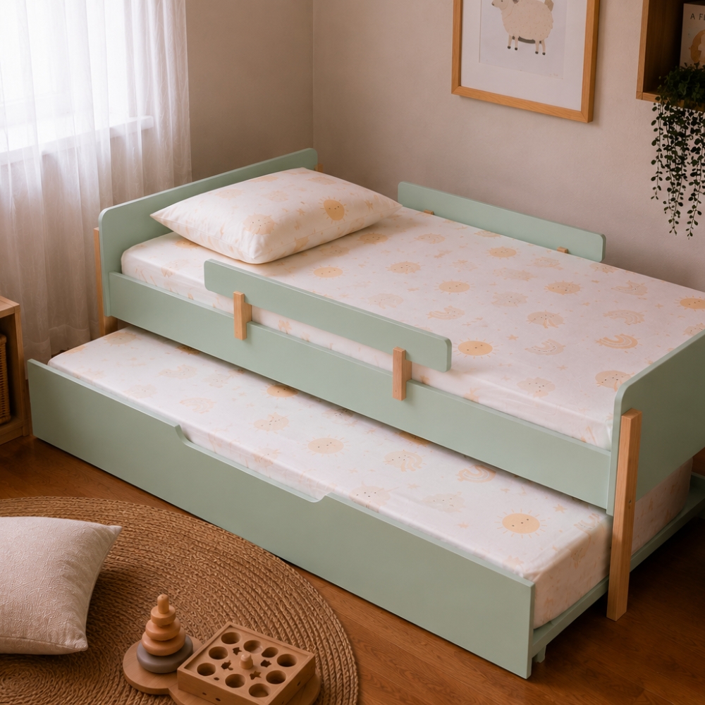 Cama Auxiliar com Rodinhas