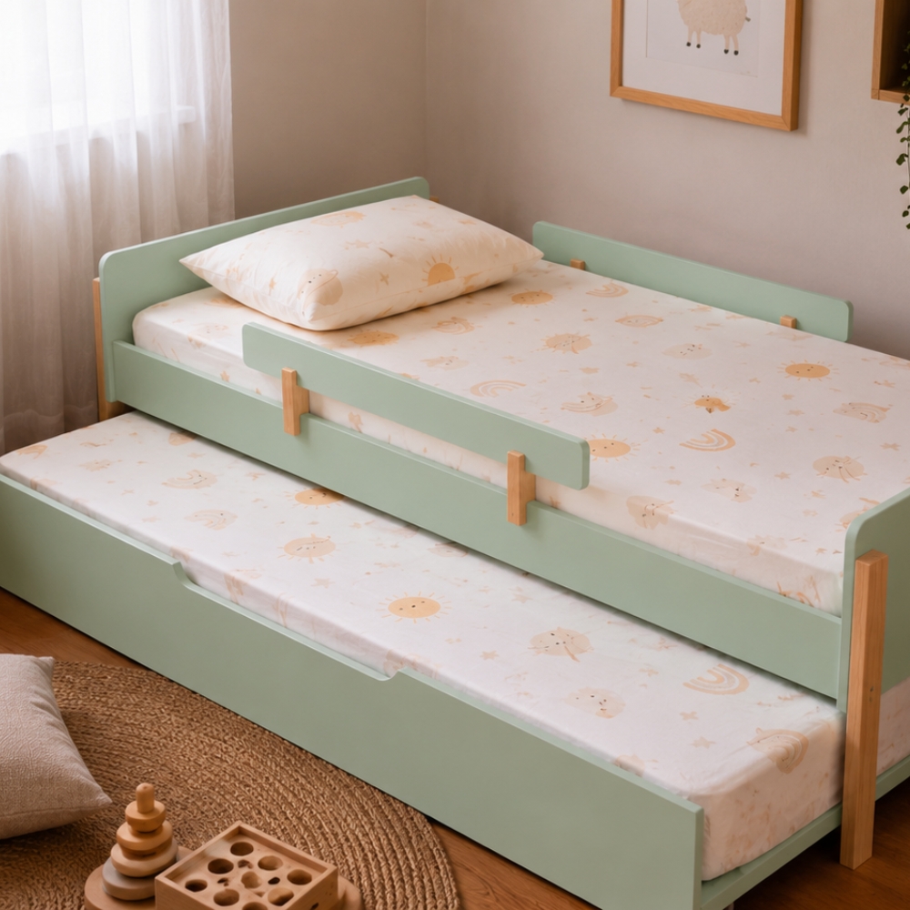 Bicama Infantil Verde Oliva Nina