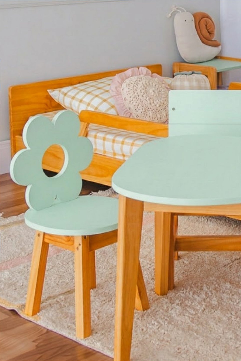 Cadeira Infantil com Regulagem Verde