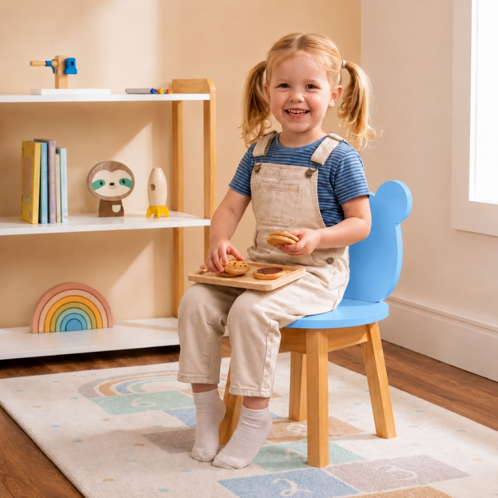 Cadeira Infantil Urso Azul