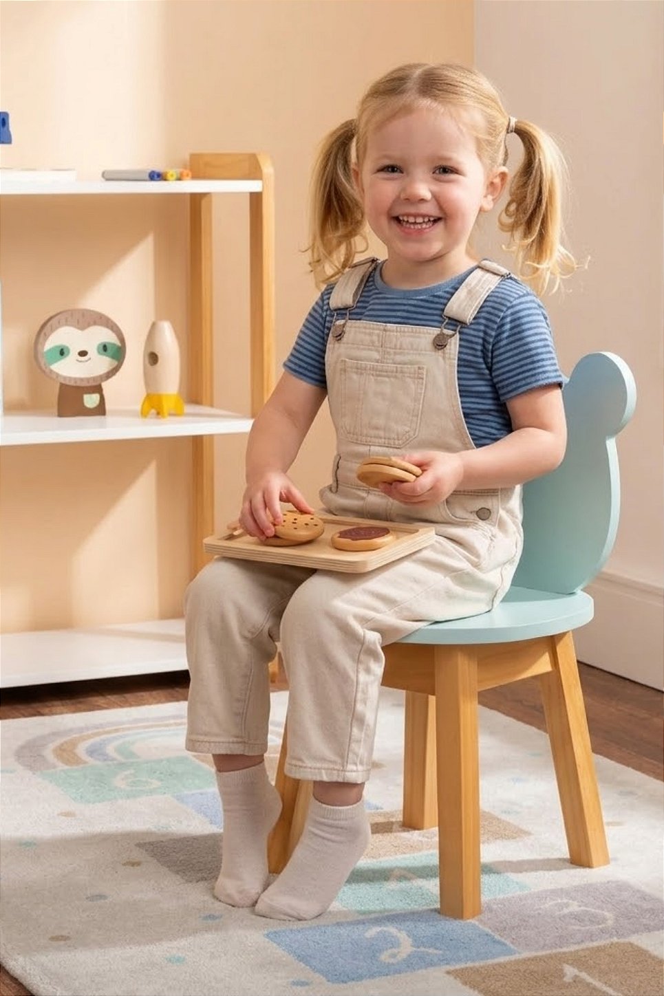 Cadeira Infantil Urso Verde