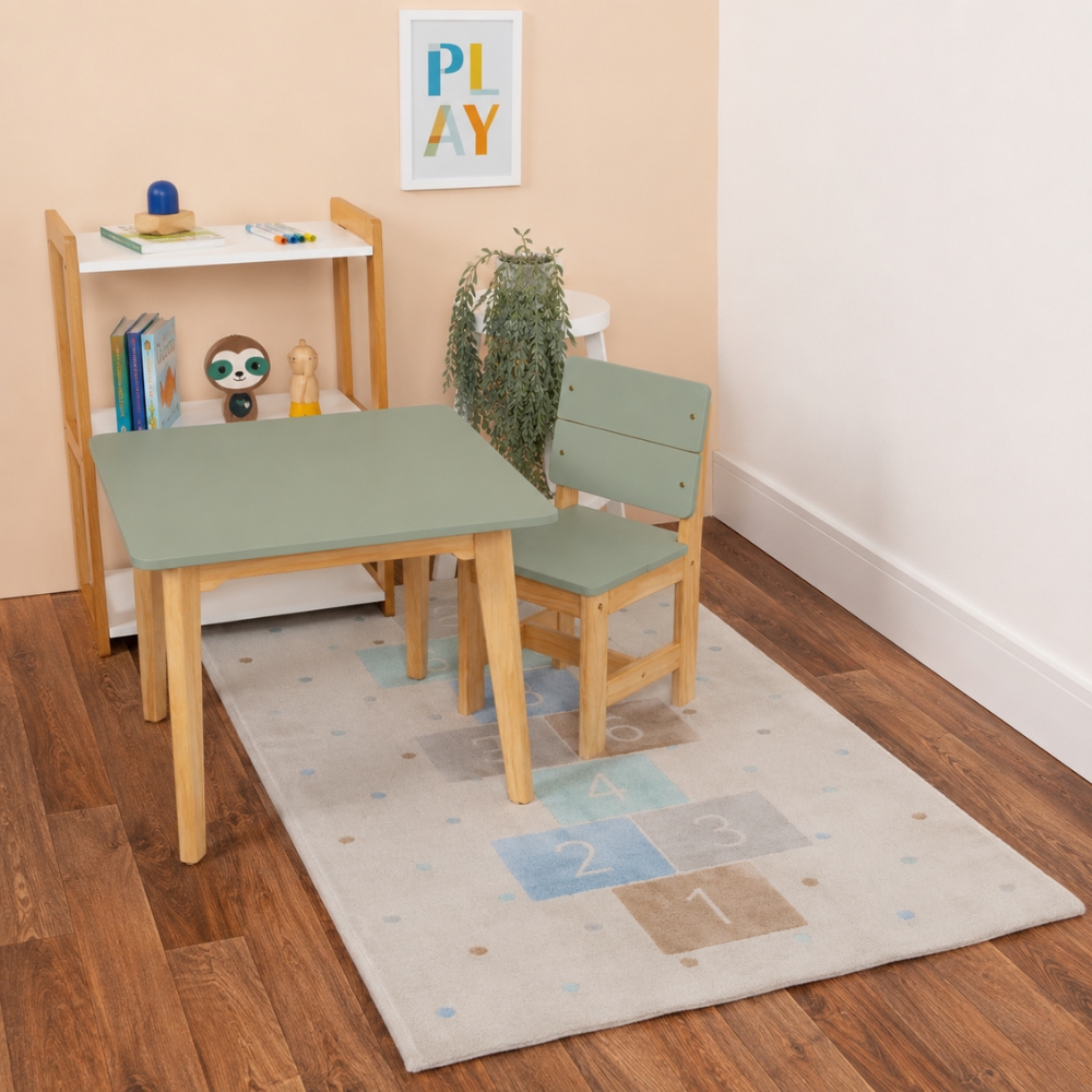 Cadeira Infantil Verde Oliva Theo