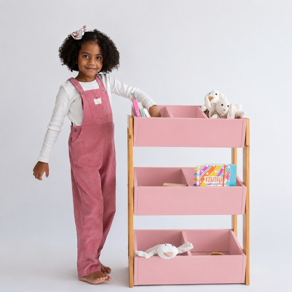 Estante Organizadora Rosa Blush Bella