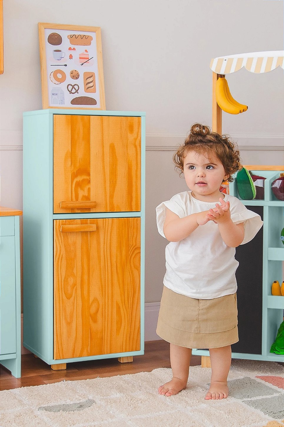 Geladeira Infantil Pocket Verde