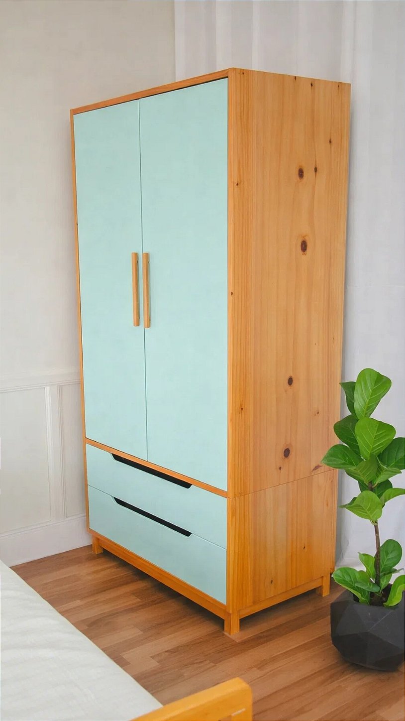 Guarda-Roupa Infantil Verde Theo