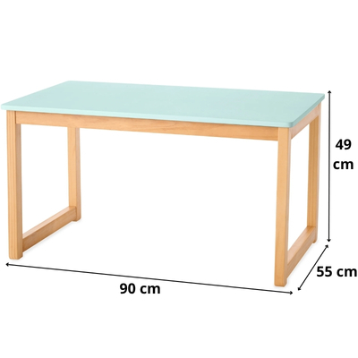 Mesa Retangular Infantil Bento - Medidas