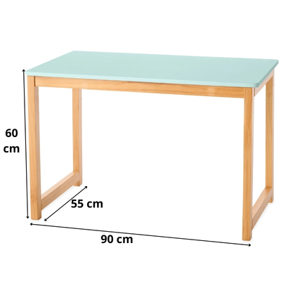 Dimensões Mesa Retangular Juvenil Luna Verde