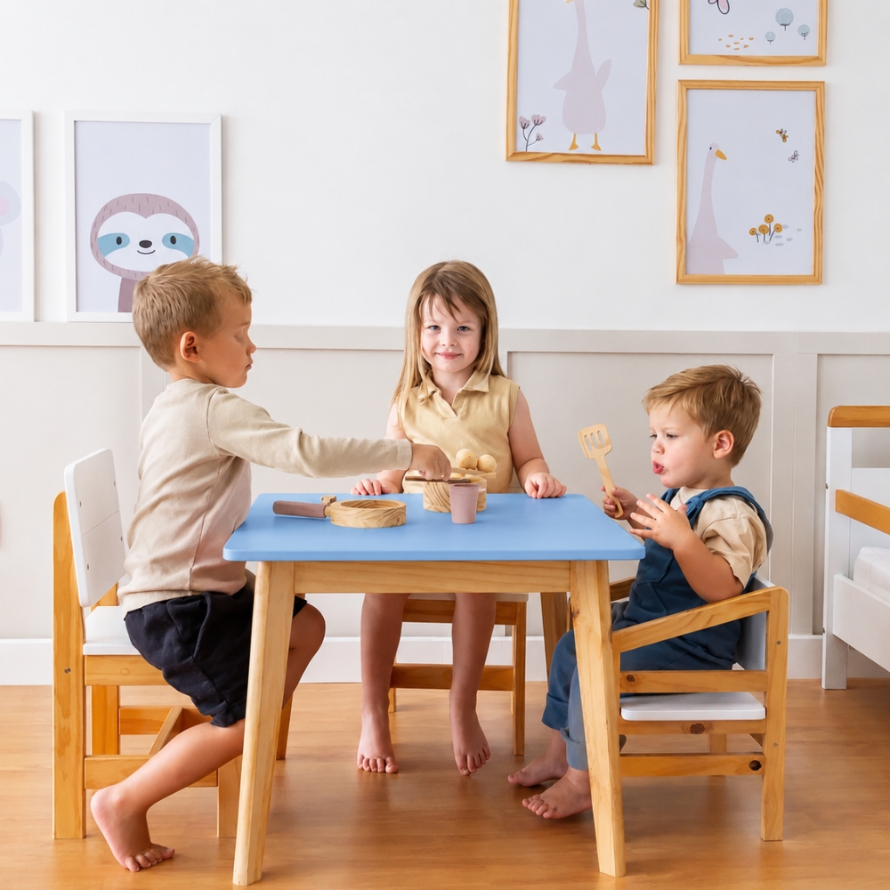 Mesa Infantil Azul Theo