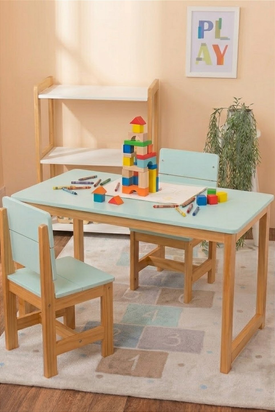 Mesa Retangular Infantil Bento