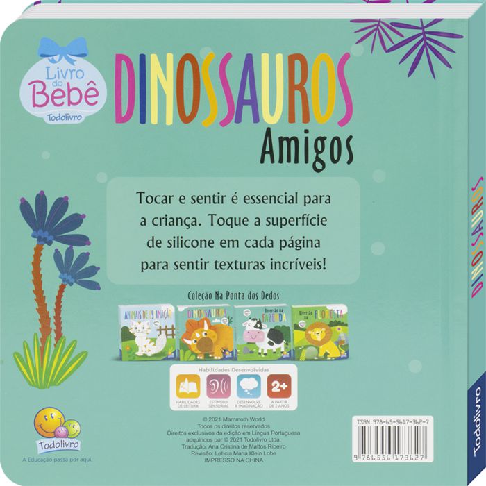 Livro Infantil Dinossauros - Adesivos, Atividades, Jogos E Desafios -  Todolivro - Com Cenario Para Criar Suas Próprias Histórias