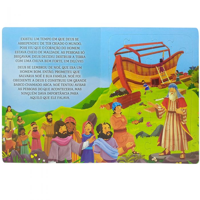 Quebra-cabeça Arca de Noé para crianças