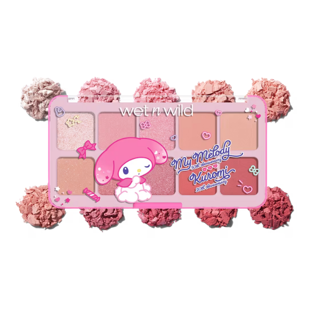 Paleta de Sombras e Rosto Wet N Wild My Melody Anniversary Eye