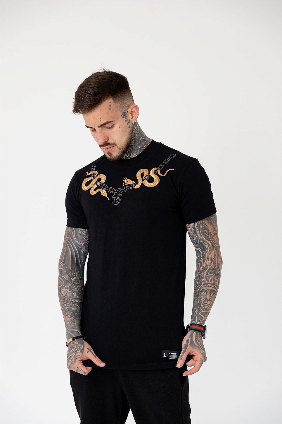 Camiseta Medusa Snake - Branca