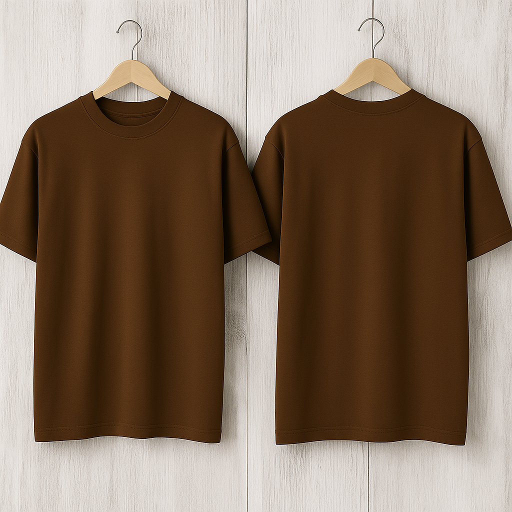 naotan55になりますLisiere darkbrownシャツop CAMISETA AFTER OVERSIZED MARROM LISA BASIC - AFTER STORE